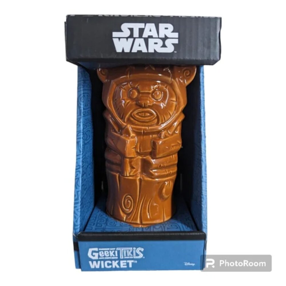 NEW Think Geek Star Wars Geeki Tikis Wicket 16oz Mug